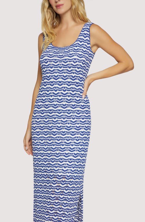 Lost + Wander Wave Open Stitch Maxi Dress