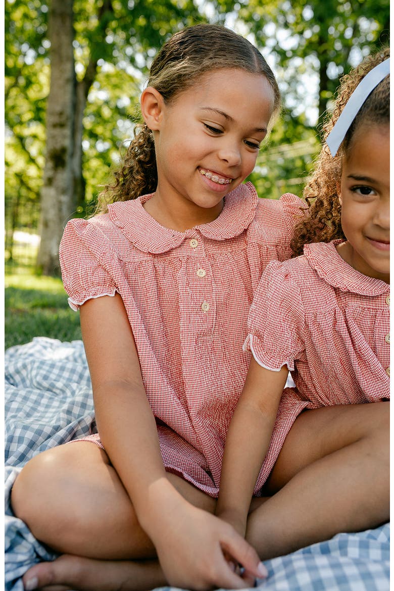 Libby Dress, Alternate, color, Red Gingham