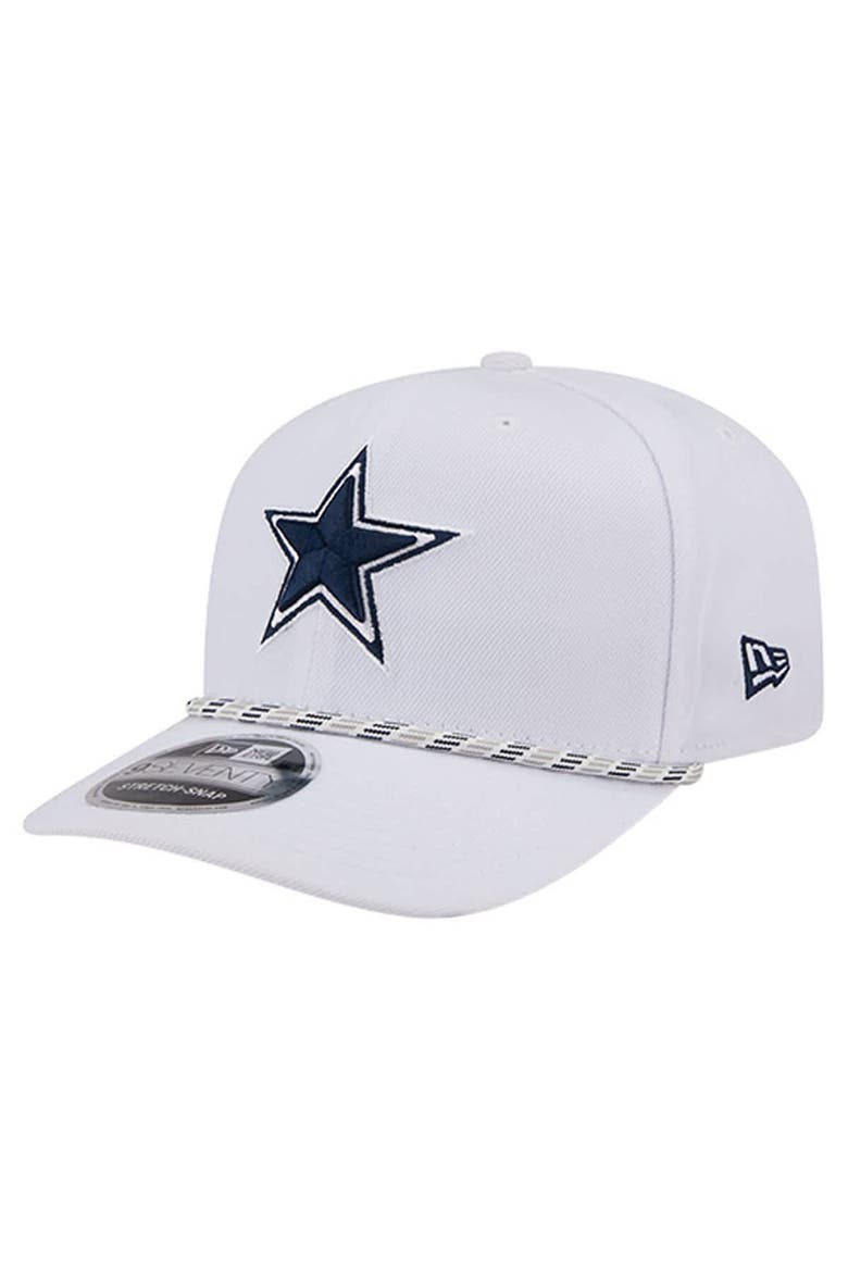 Men's New Era White Dallas Cowboys Gameday Multi Rope 9SEVENTY Adjustable Hat, Main, color, White