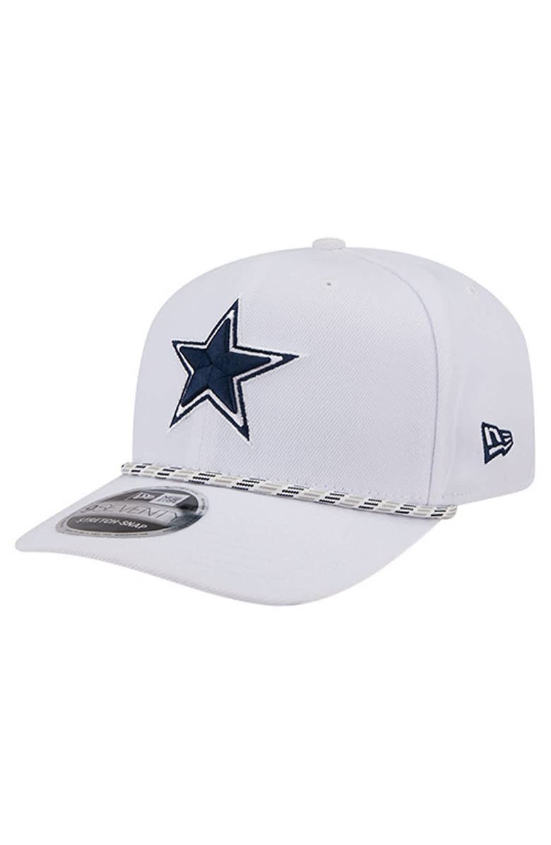 New Era Men's New Era White Dallas Cowboys Gameday Multi Rope 9SEVENTY Adjustable Hat, Main, color, White
