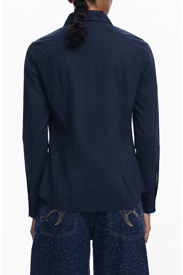 Long Sleeve Button-Up Shirt, Alternate, color, BLACK