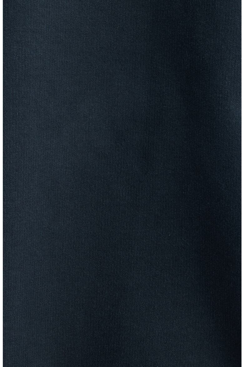 Oversize Full Zip Hoodie with Scarf Detail, Alternate, color, DEEP BLUE/ BLACK