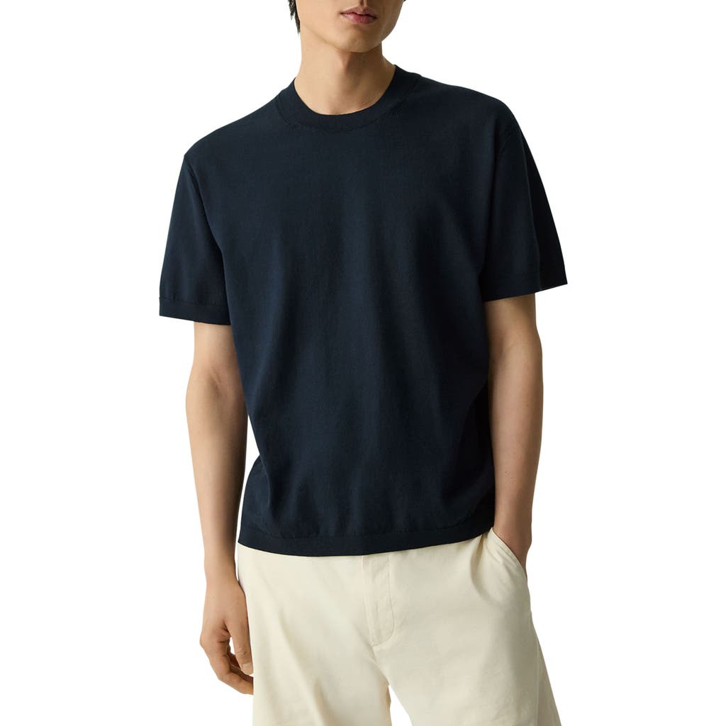 Theory Relaxed Crewneck Tee In Cotton Light Twist