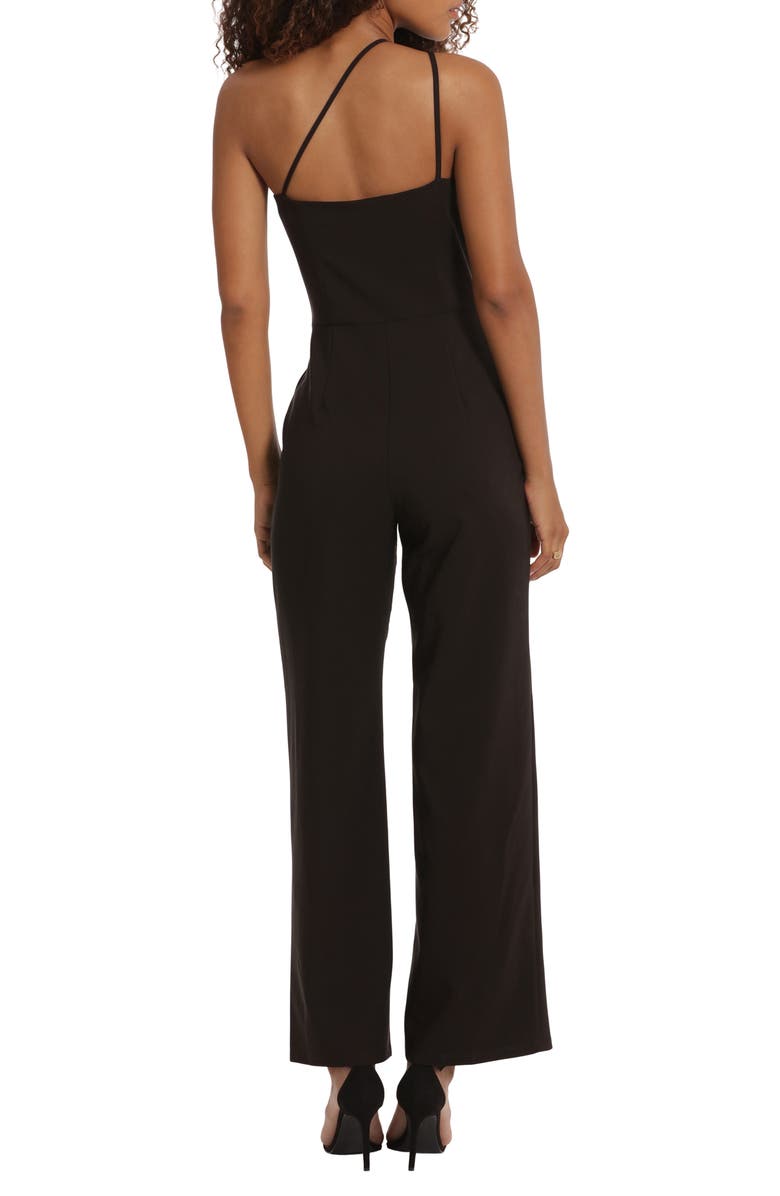 DONNA MORGAN FOR MAGGY Twisted One-Shoulder Jumpsuit, Alternate, color, 