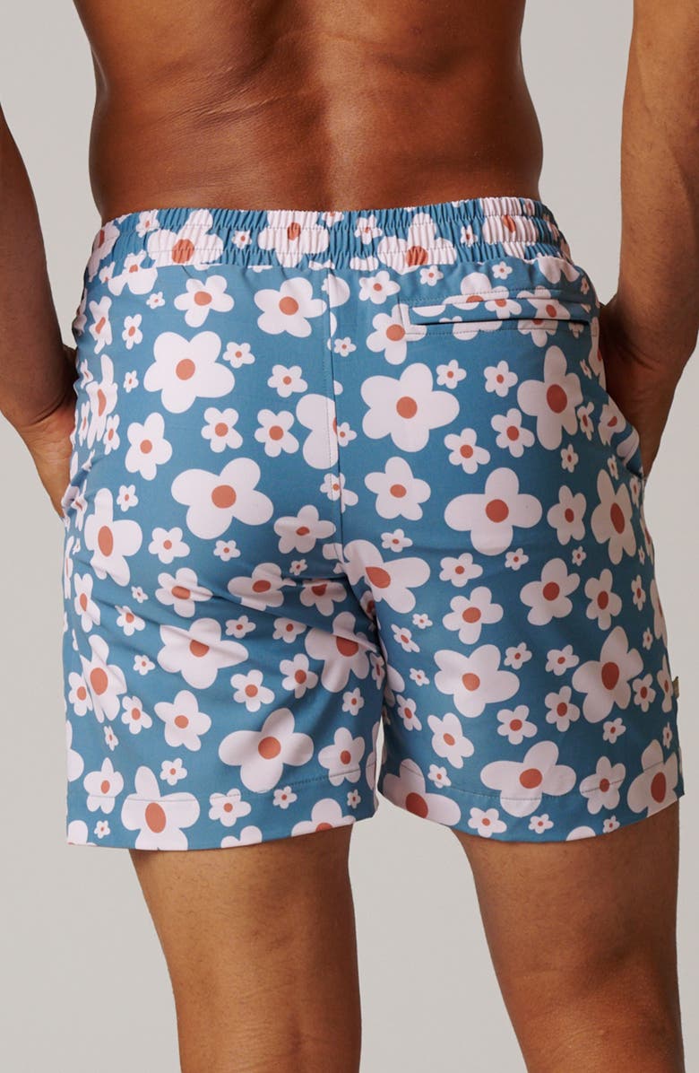 LEISURE LAB Camomile Swim Trunk, Alternate, color, Tidepool