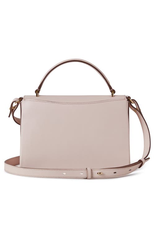 Mulberry Lana High Gloss Leather Top Handle Bag In Blossom Pink