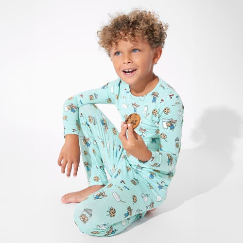 Bellabu Bear Kids' Mouse With Cookies Set Of 2 Piece Pajamas In Mouse With Cookies