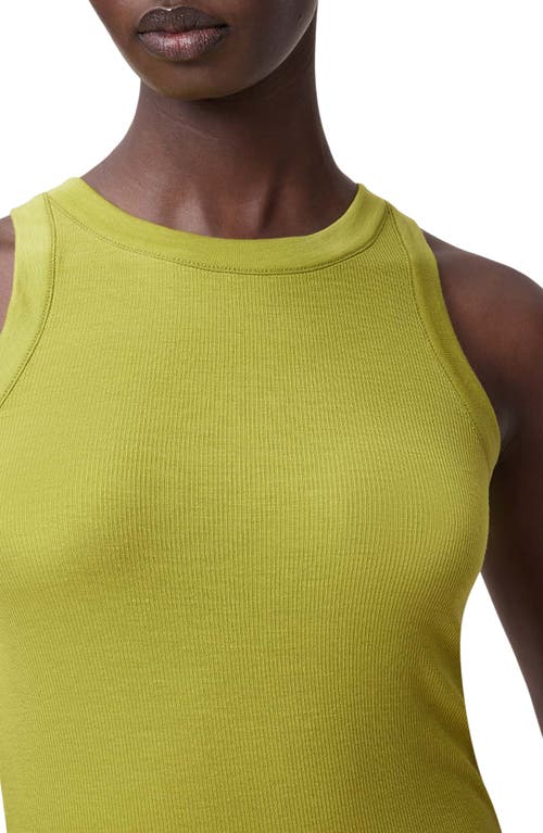 Shop Allsaints Rina Rib Tank In Unity Green