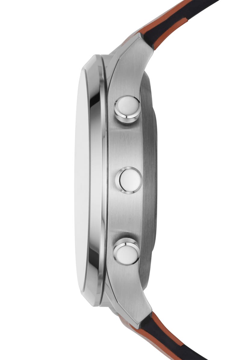 Skagen Jorn Hybrid HR Leather Strap Smart Watch, 42mm, Alternate, color, 