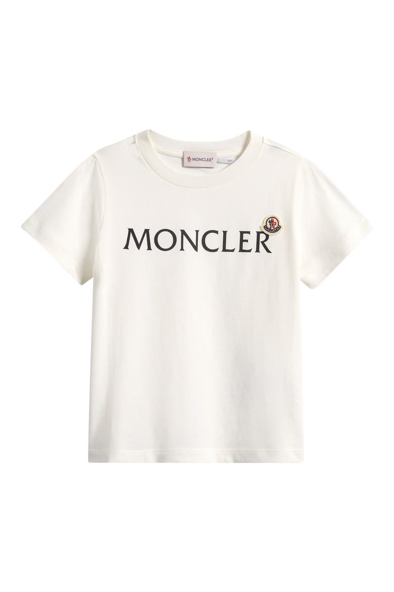 Kids' Logo Patch Graphic T-Shirt, Main, color, WHITE
