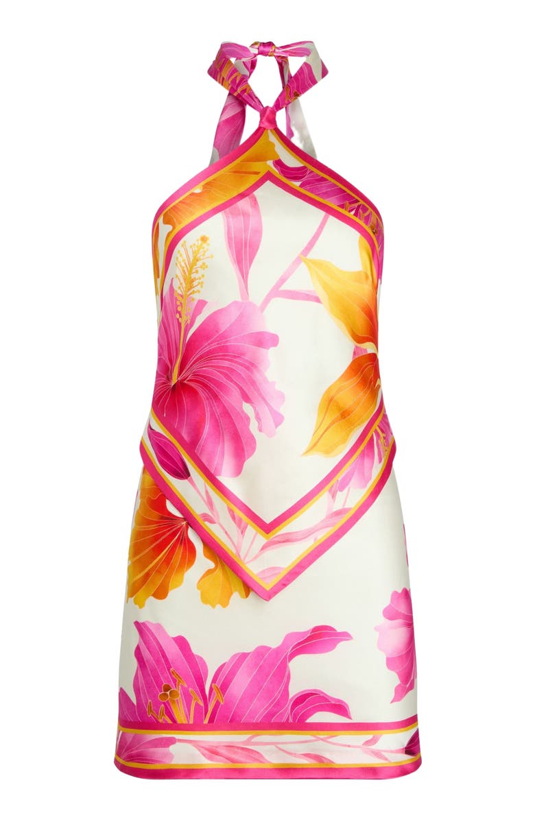 Retrofête Adelaide Silk Dress, Alternate, color, 