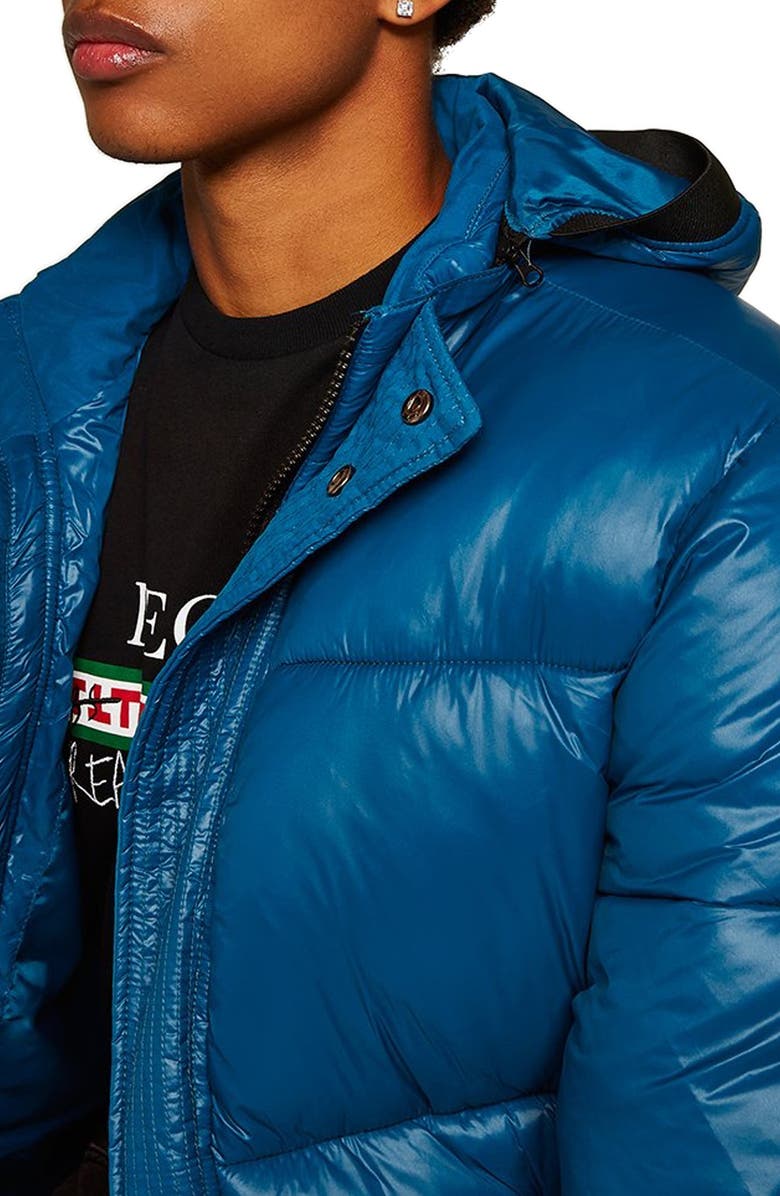 Topman Puffer Jacket, Alternate, color,
