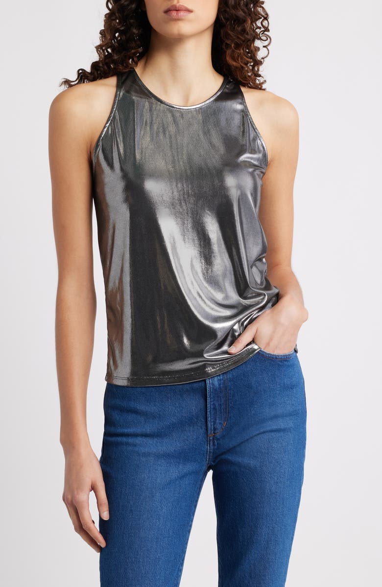 BOSS Orange Esarah Tank, Main, color, Open Grey