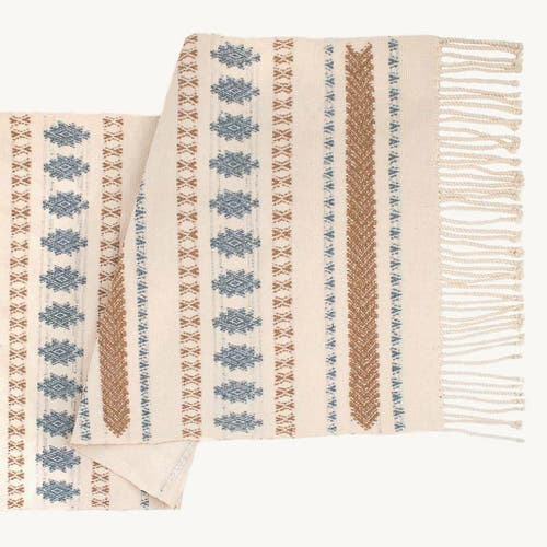 Mayan Hands San Rafael Table Runner In Neutral