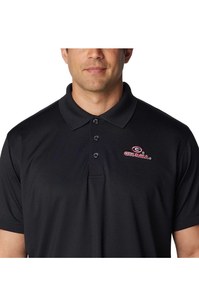 Columbia Men's Columbia Black Georgia Bulldogs PFG Tamiami Omni-Shade Polo, Alternate, color, Black