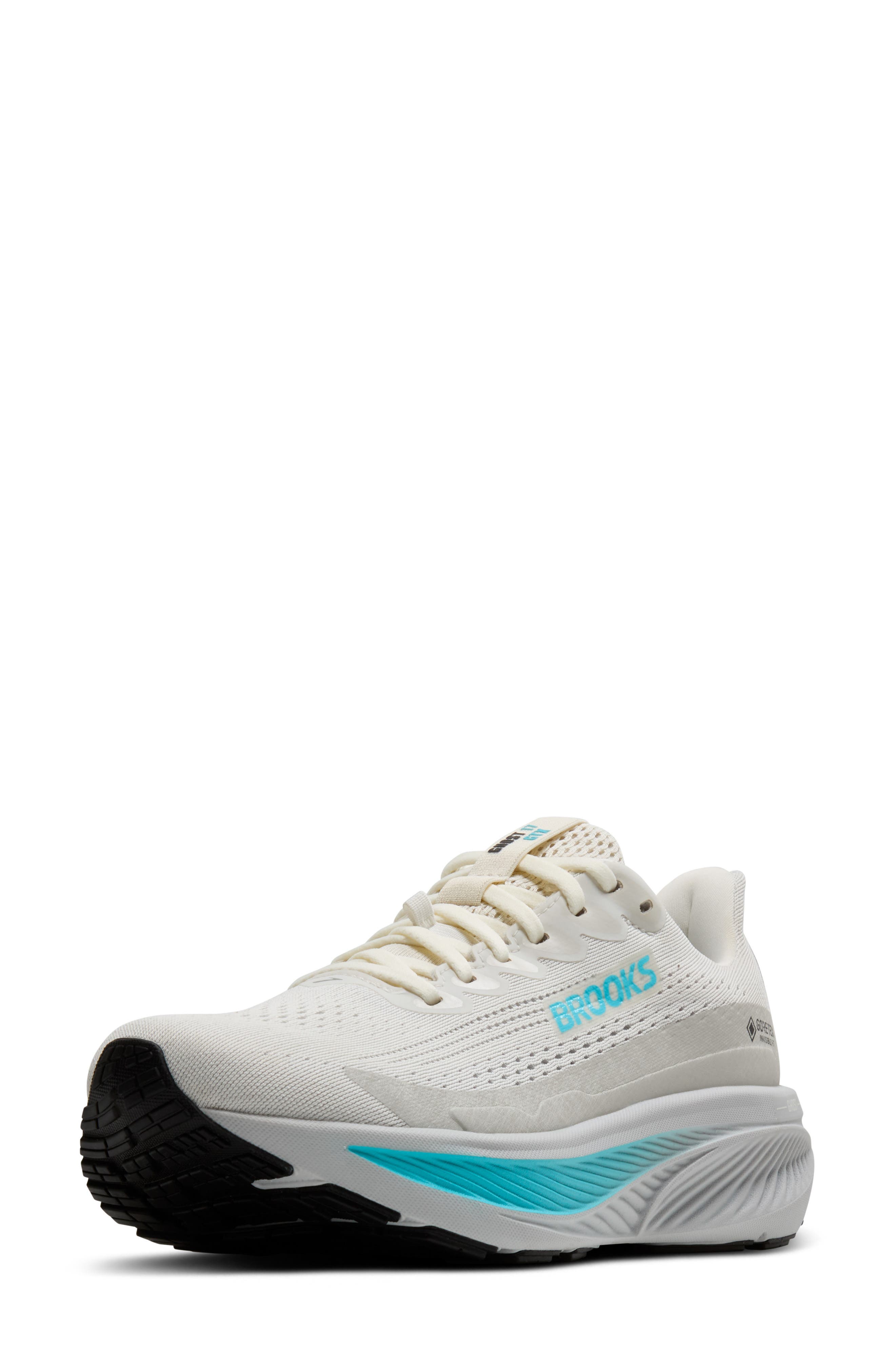 Brooks Ghost 17 GTX Gore-Tex<sup>®</sup> Waterproof Running Shoe, Alternate, color, Coconut/ Oyster/ Blue