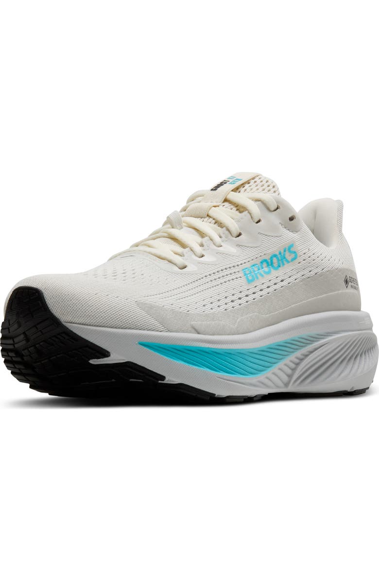 Brooks Ghost 17 GTX Gore-Tex<sup>®</sup> Waterproof Running Shoe, Alternate, color, Coconut/ Oyster/ Blue