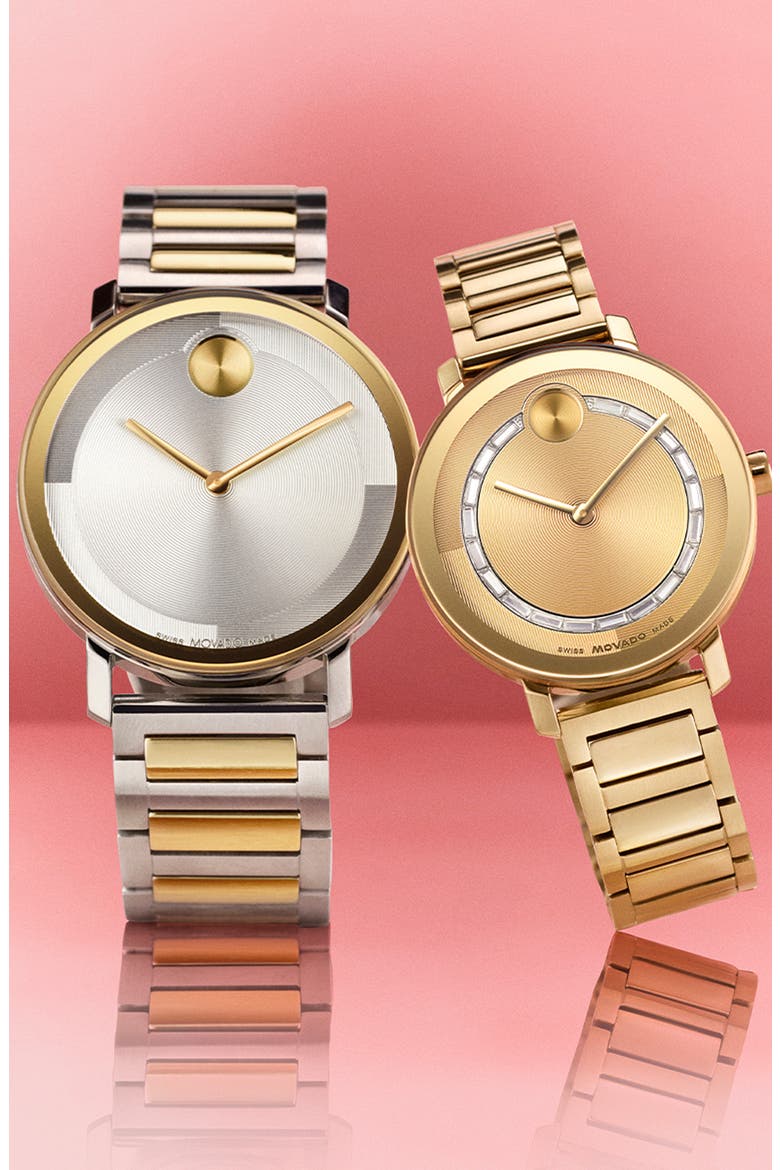 Bold Evolution 2.0 Bracelet Watch, 34mm, Alternate, color, GOLD