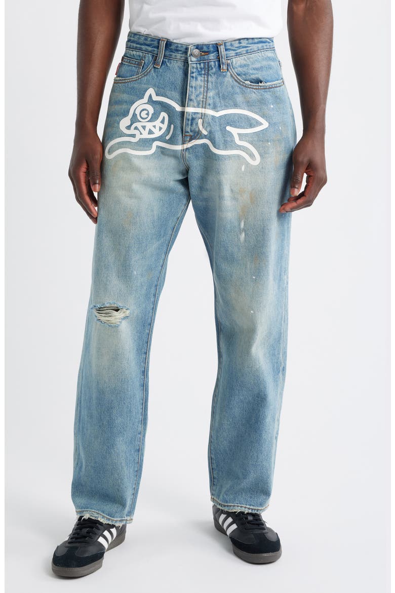 Slate Vanilla Fit Straight Leg Jeans, Main, color, FADED