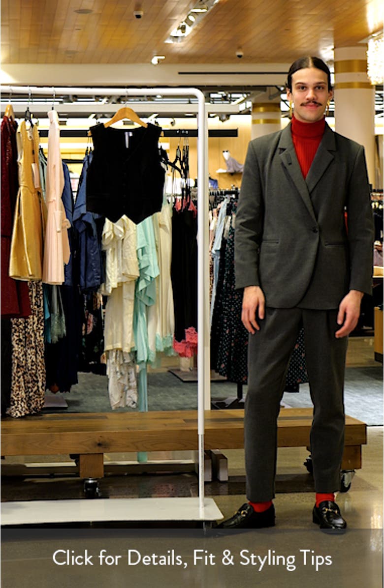 Kids
 Stretch Velvet Button-Up Vest, sales video thumbnail