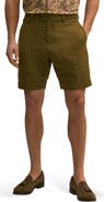 Brooks Brothers Flat Front Linen & Cotton Shorts