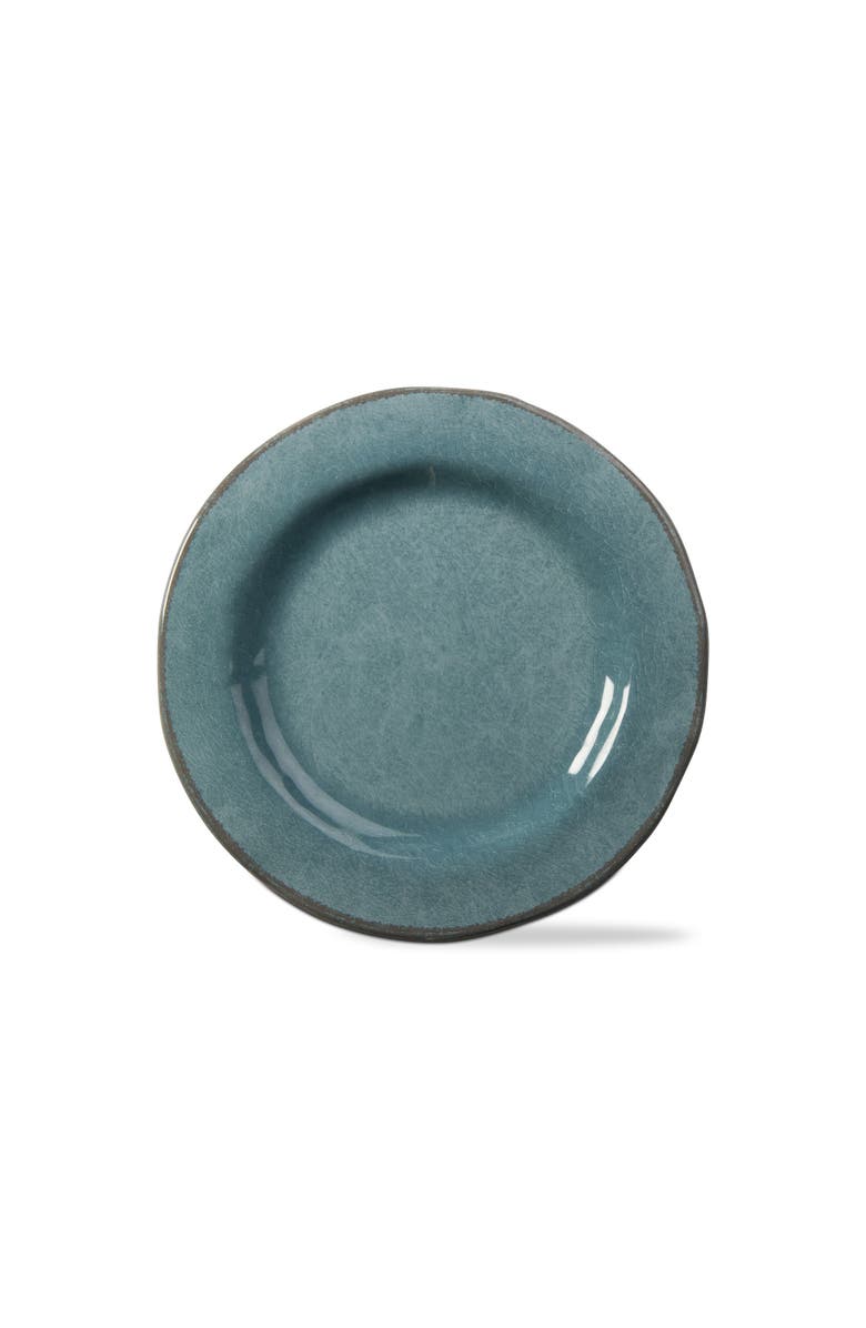 tag Aqua Blue Melamine Salad Plates Set of Four for Spring, Main, color, Blue