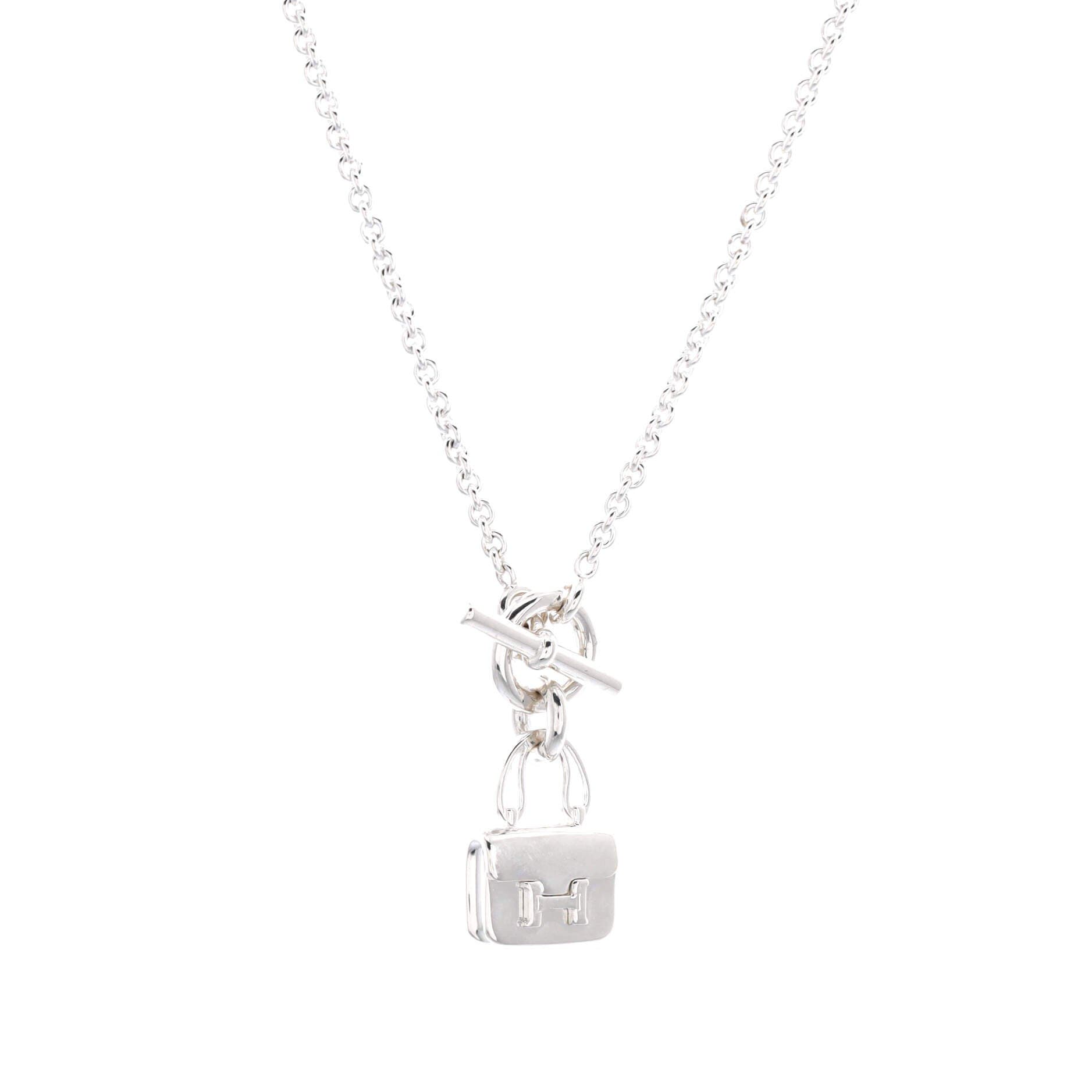 Amulettes Constance Pendant NM Necklace Sterling Silver, Main, color, Silver