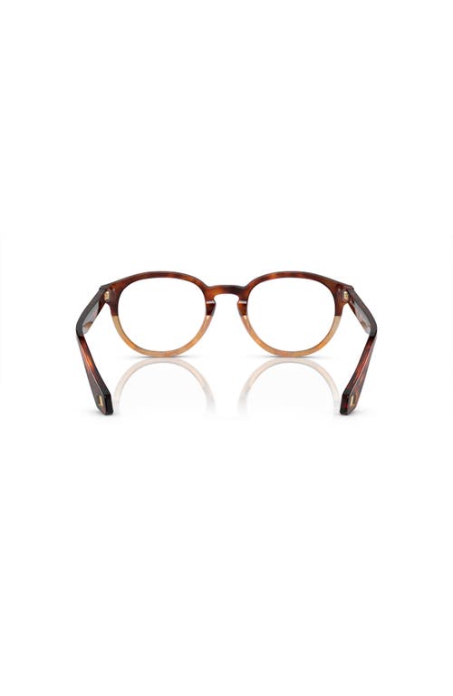 Giorgio Armani 50mm Phantos Optical Glasses In Brown