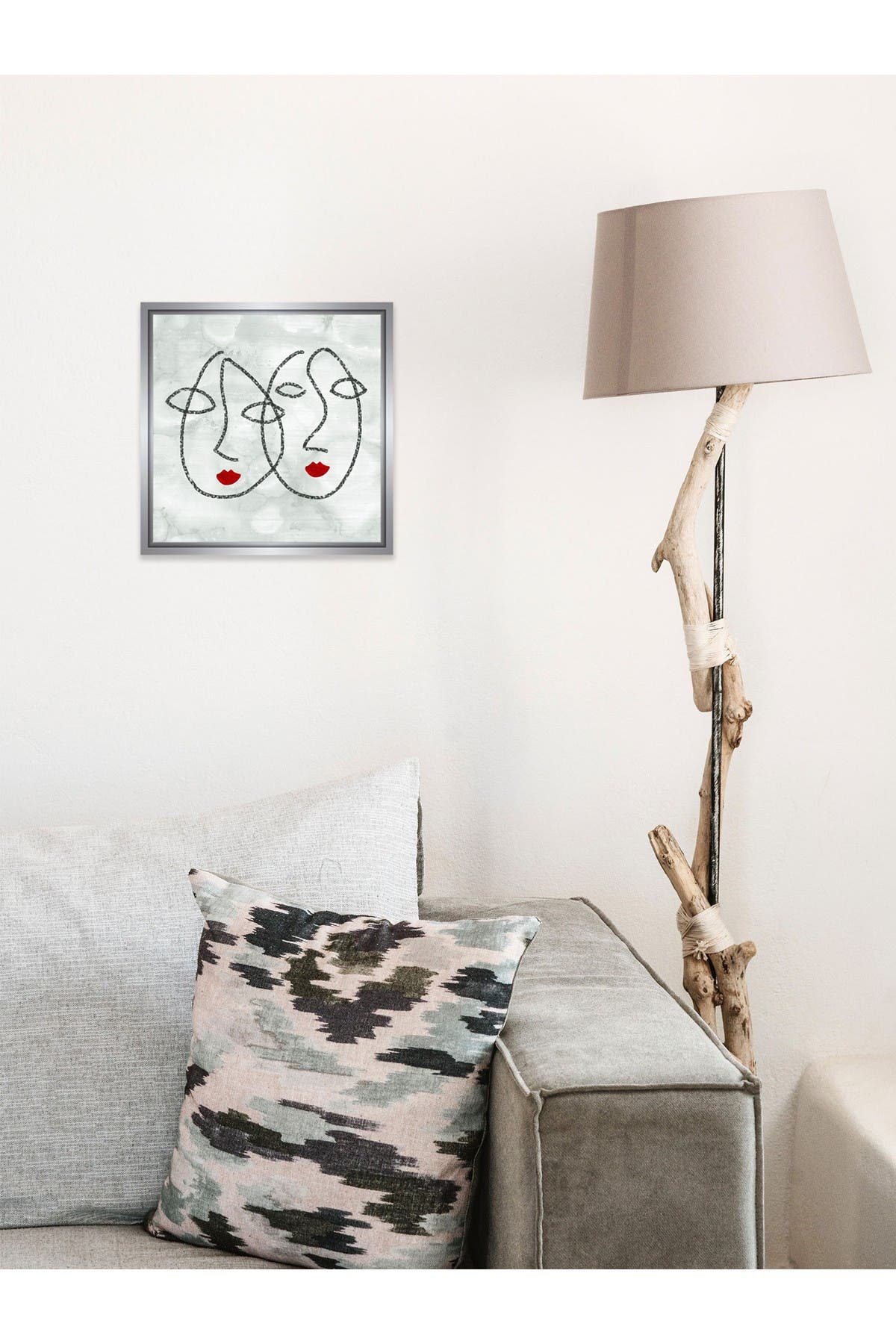 PTM IMAGES Small Line Drawing #3 Square Canvas | Nordstromrack