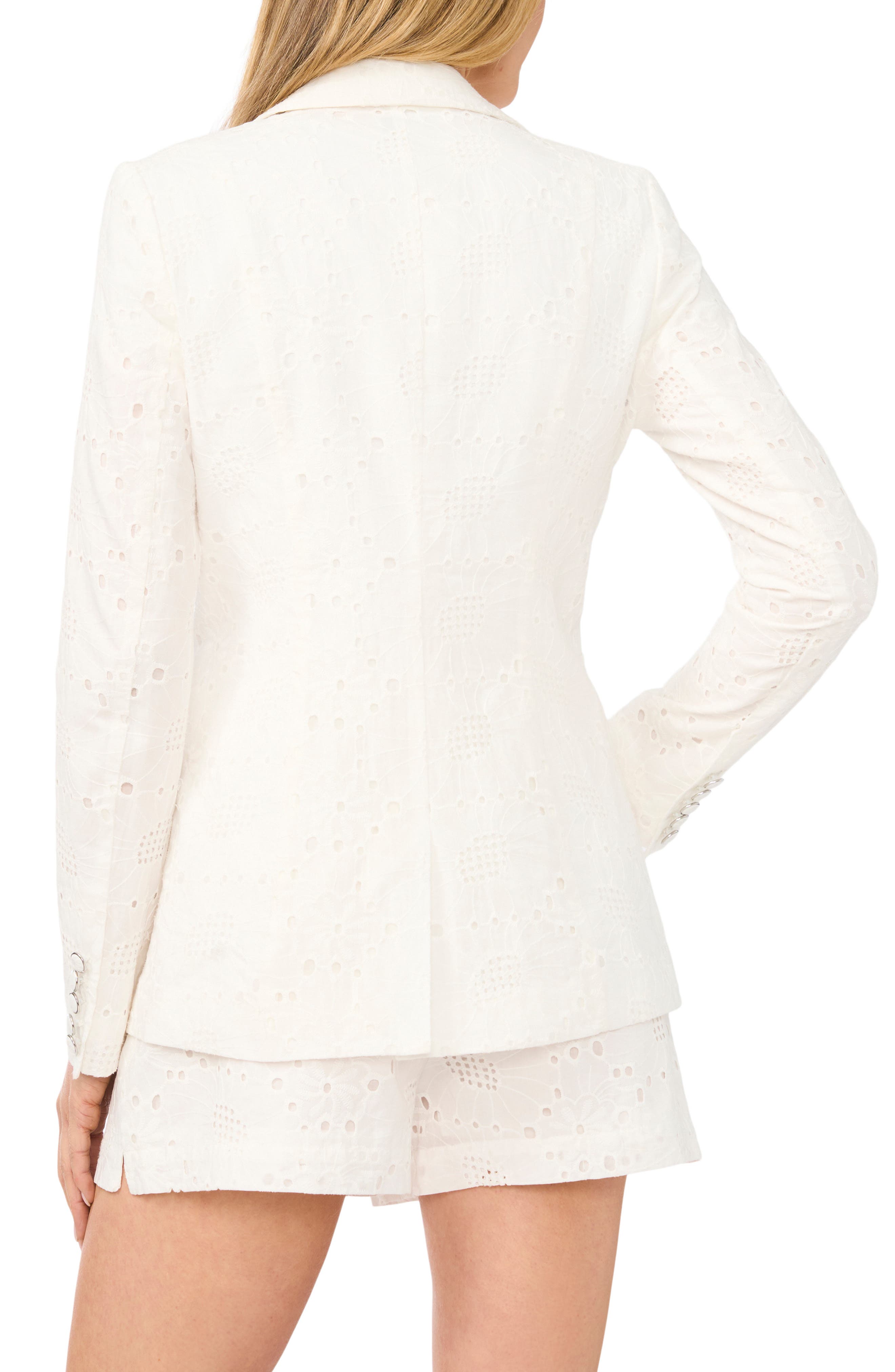 Cotton Eyelet Blazer - image 2
