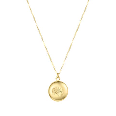Ruby Birth Flower Necklace