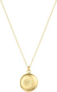 Set & Stones Ruby Birth Flower Necklace