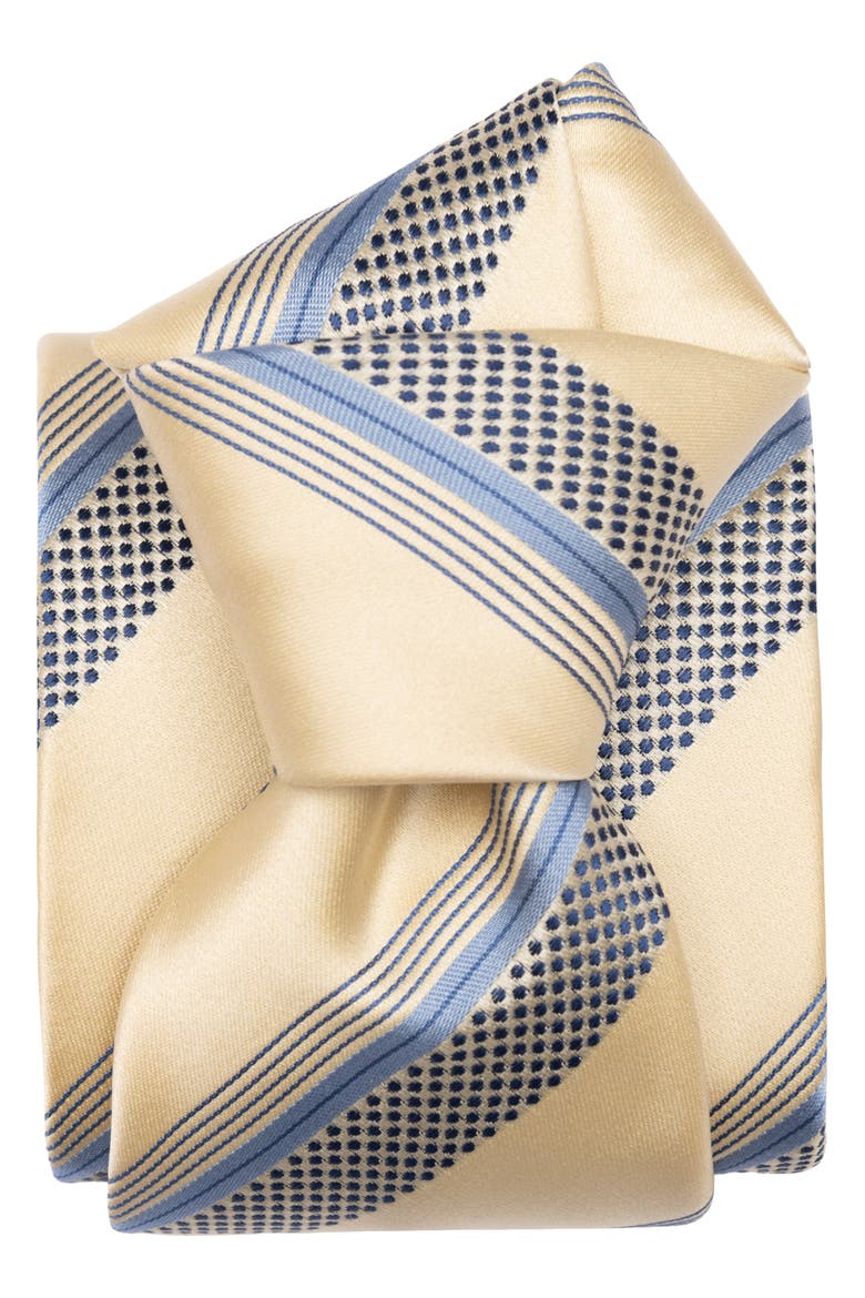 Corso - Extra Long Silk Jacquard Tie for Men, Alternate, color, Yellow
