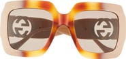 Gucci 54mm Square Sunglasses