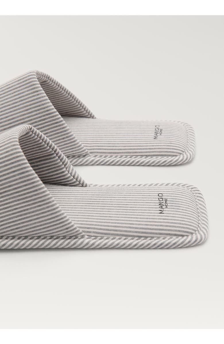 MANGO Slide Slipper, Alternate, color, Medium Grey