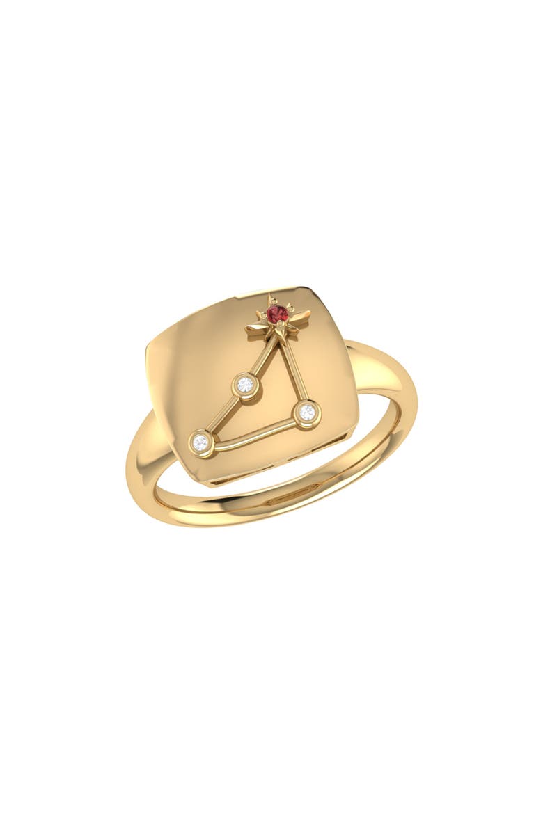 Earth Fire Textured Silver & Enamel Band Men Ring, Main, color, 14KT Gold Vermeil on Sterling