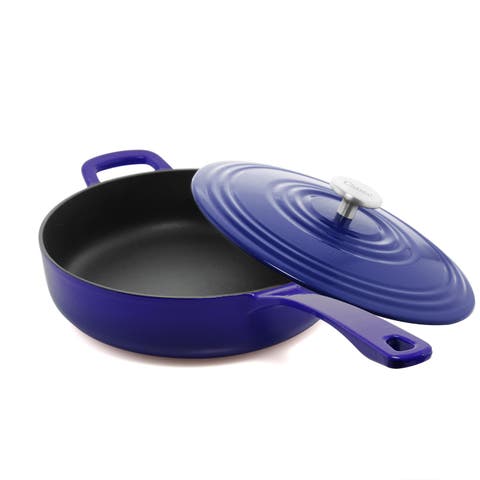 5 qt. Round Cast-Iron Saute Skillet w/ Lid