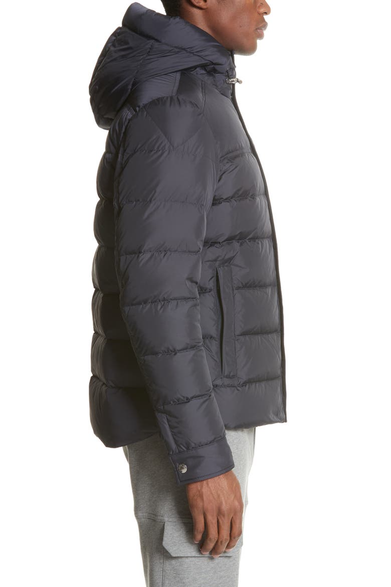 Prevot Giubbotto Front Pocket Down Jacket, Alternate, color, NAVY