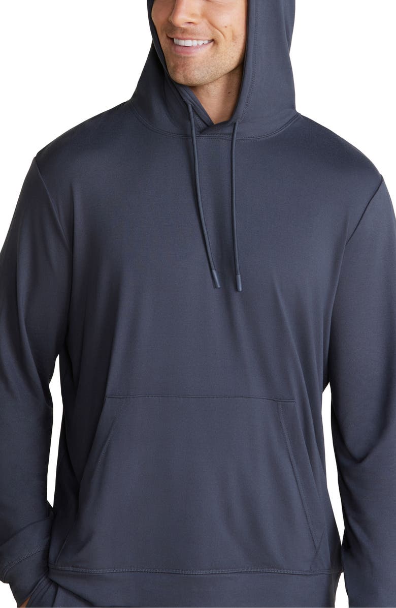 Barefoot Dreams<sup>®</sup> Malibu Collection<sup>®</sup> Butterchic Knit<sup>®</sup> Hoodie, Alternate, color, Indigo