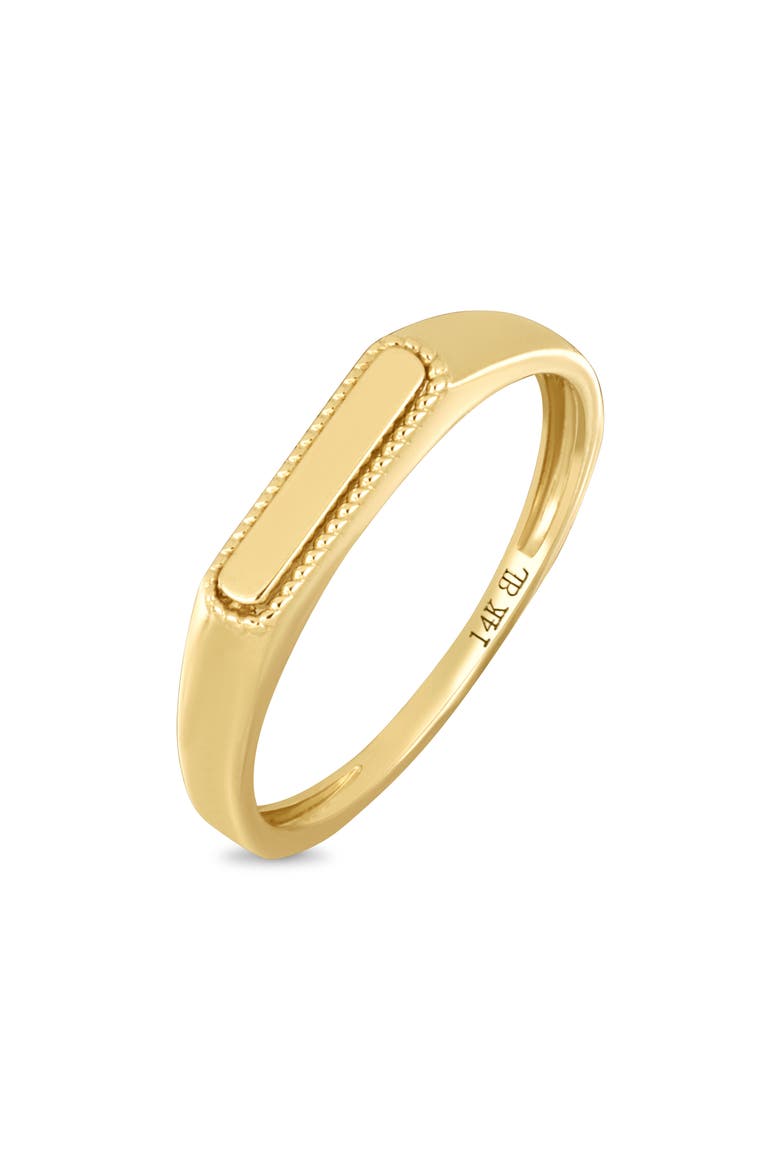 14k Gold Stackable Ring, Main, color, 14KY