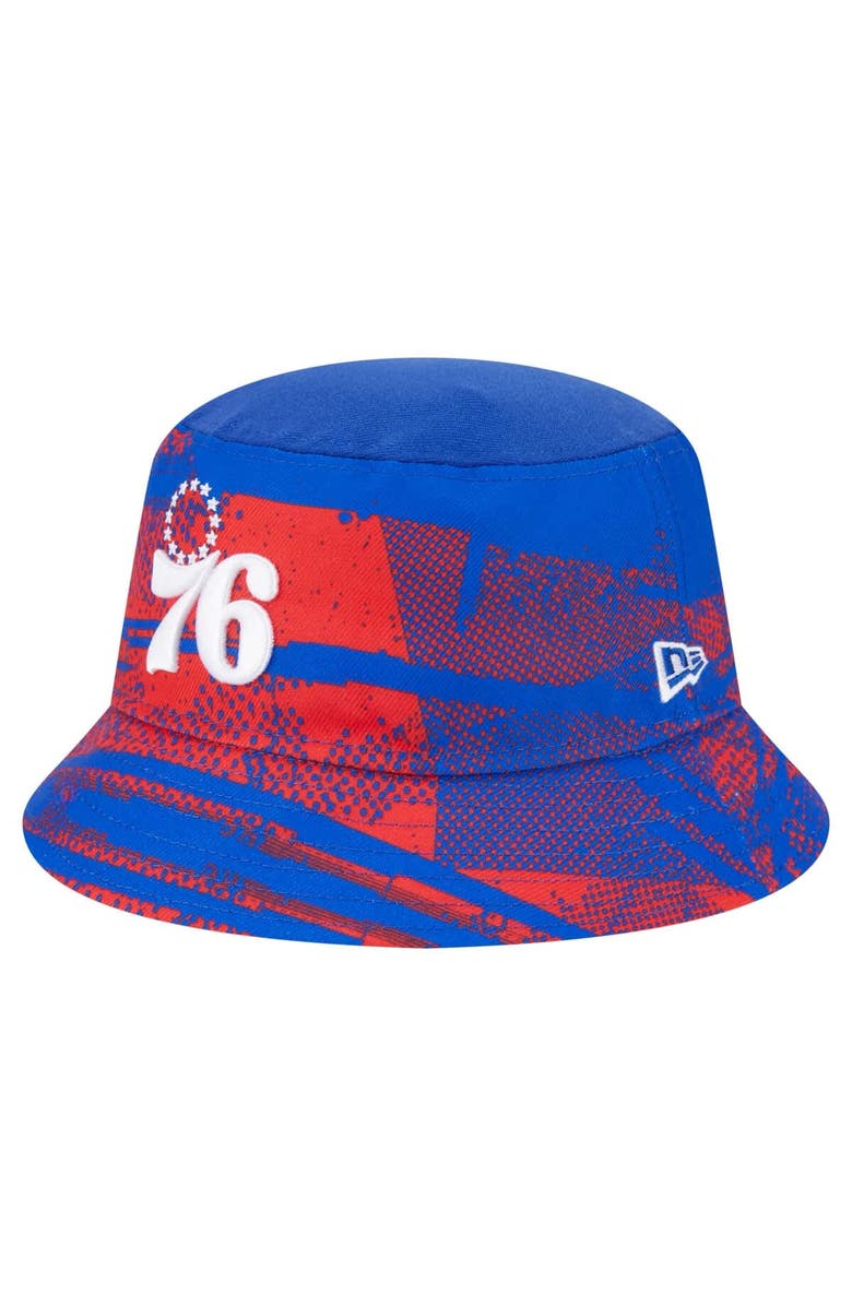 New Era Men's New Era Royal/Red Philadelphia 76ers Tip-Off Bucket Hat, Main, color, Royal