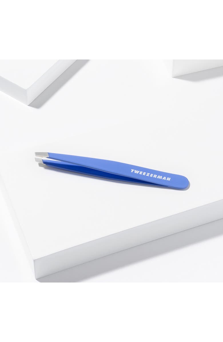 TWEEZERMAN Lapis Blue Slant Tweezer, Alternate, color, Blue