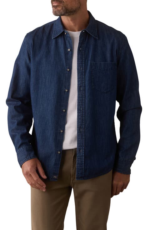 Denim Button-Up Shirt