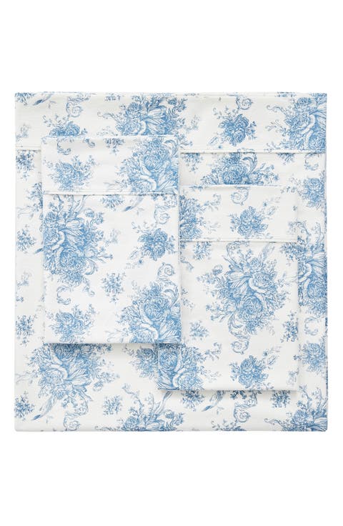 Petit Toile Flannel Sheet Set