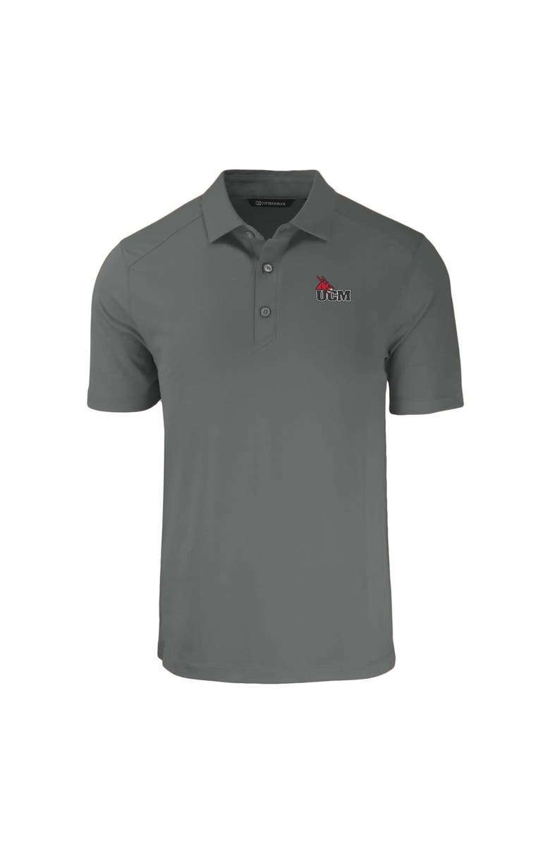 Cutter & Buck Men's Cutter & Buck Gray Central Missouri Mules Big & Tall Forge Eco Stretch Recycled Polo, Alternate, color,