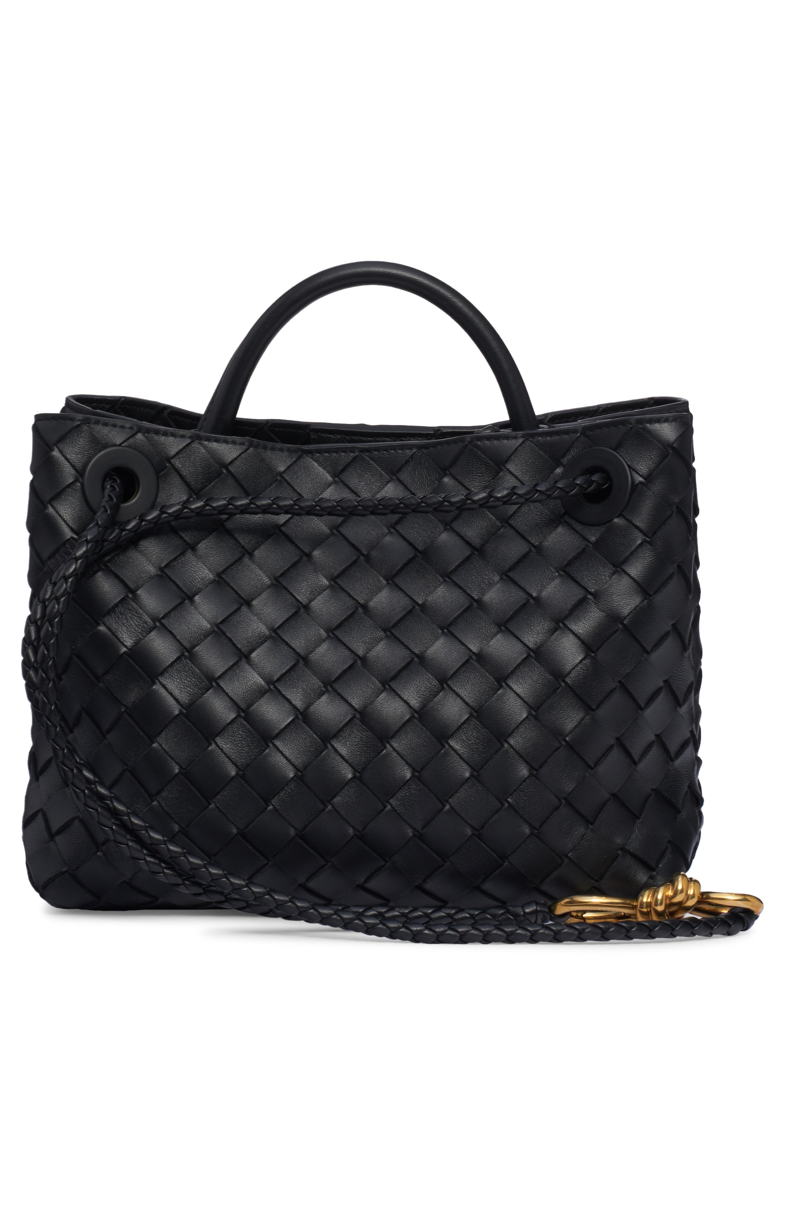 Bottega Veneta Small Andiamo Intrecciato Leather Shoulder Bag, Alternate, color, 