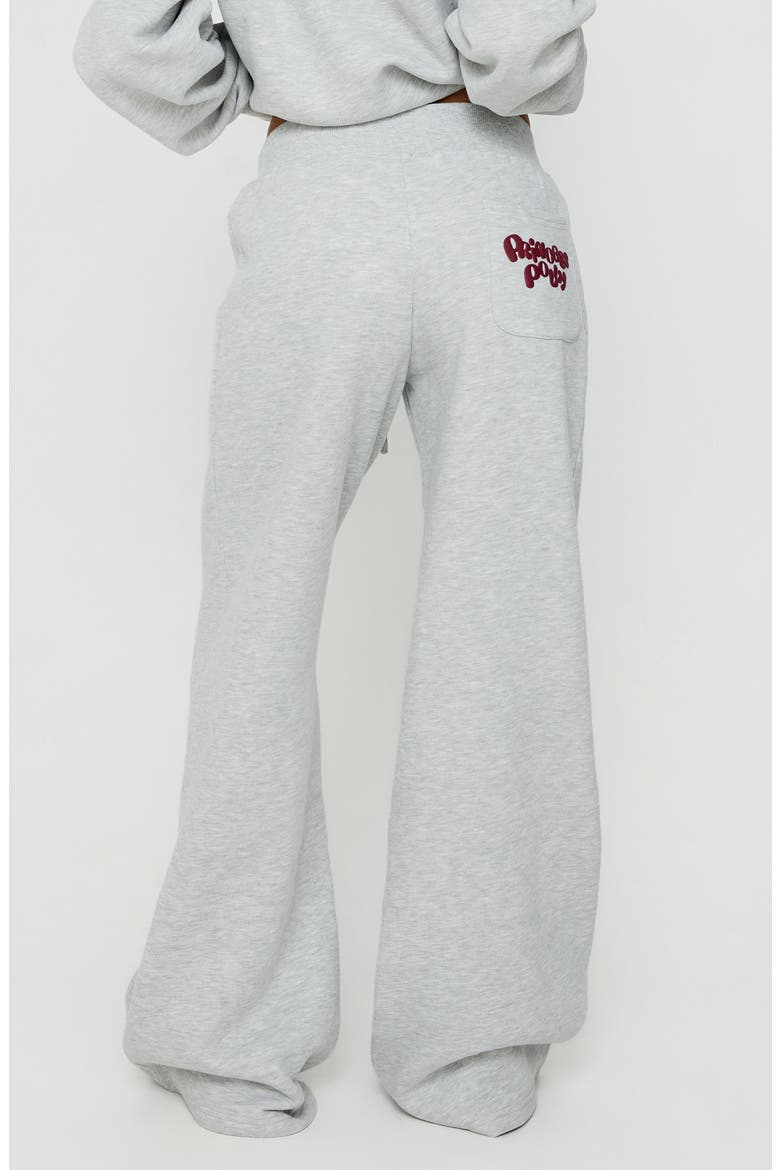 Verenah Wide Leg Fleece Sweatpants, Alternate, color, GREY