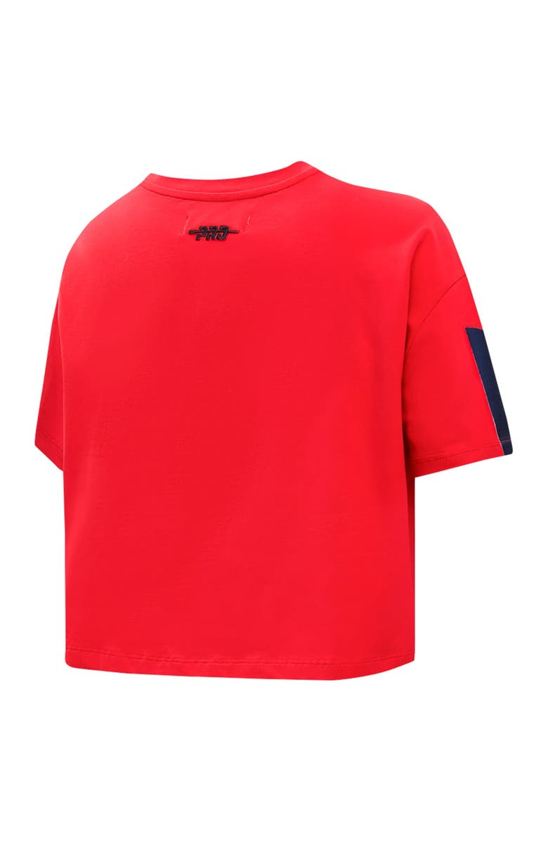 PRO STANDARD Women's Pro Standard Red Houston Texans Alternate Cropped Boxy T-Shirt, Alternate, color, 