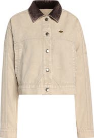 adidas Originals Essential Canvas Oversize Track Jacket