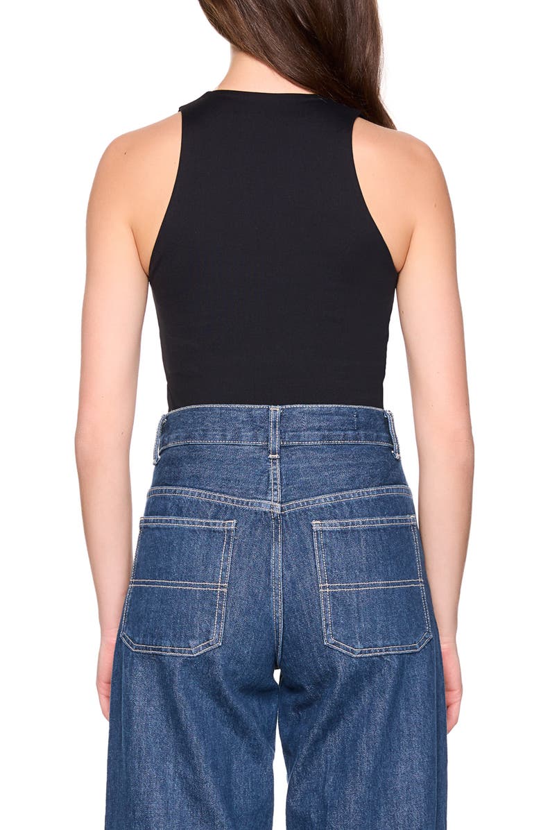 Susana Monaco V-Neck Tank, Alternate, color, Black